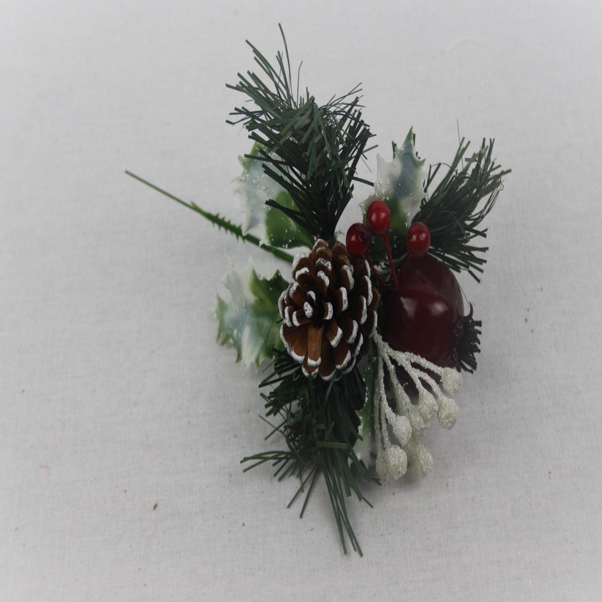 Pine Holly & Pomegranate  Pick -Single