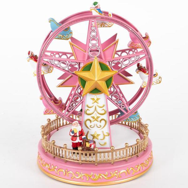 PINK FUNNEL PARK WHEEL WITH TRANSFORMER WITH MUSIC AND MOVEMENT 18x18x24 - Default Title
