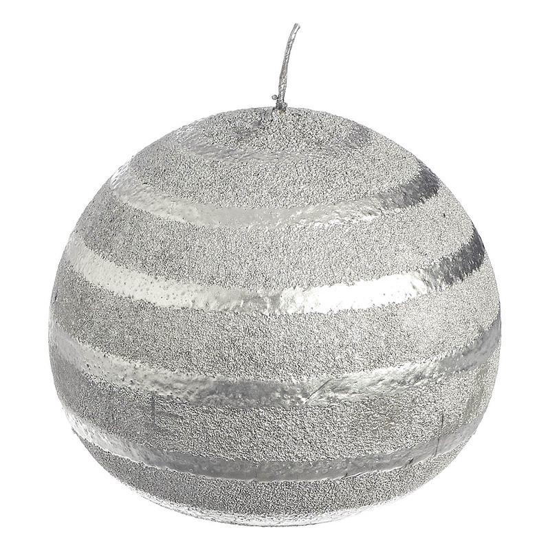 Silver Ball Candle 10cm - Default Title