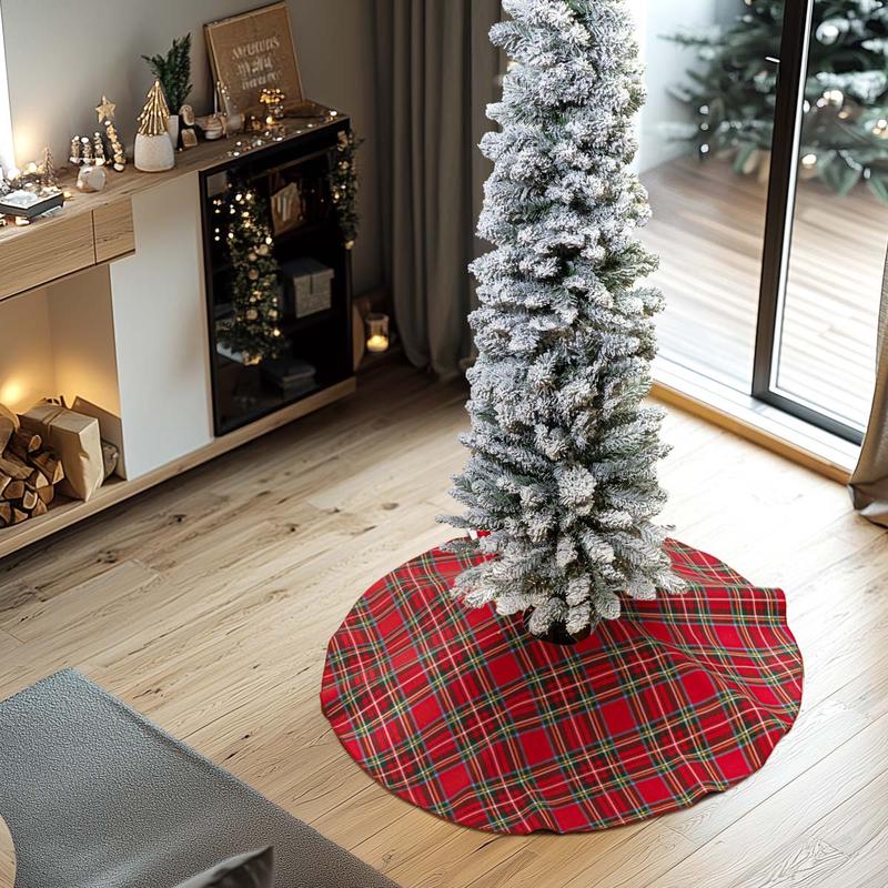 Tree Apron Checkered Red/Green 90cm - Default Title