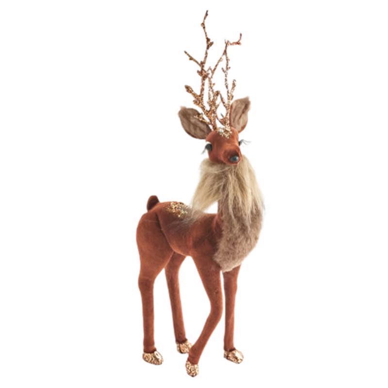 VELVET REINDEER DARK BROWN 13x5x29 - Default Title