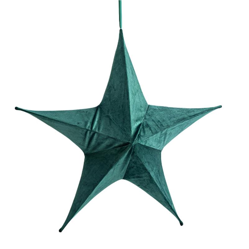 VELVET STAR GREEN 40cm - Default Title