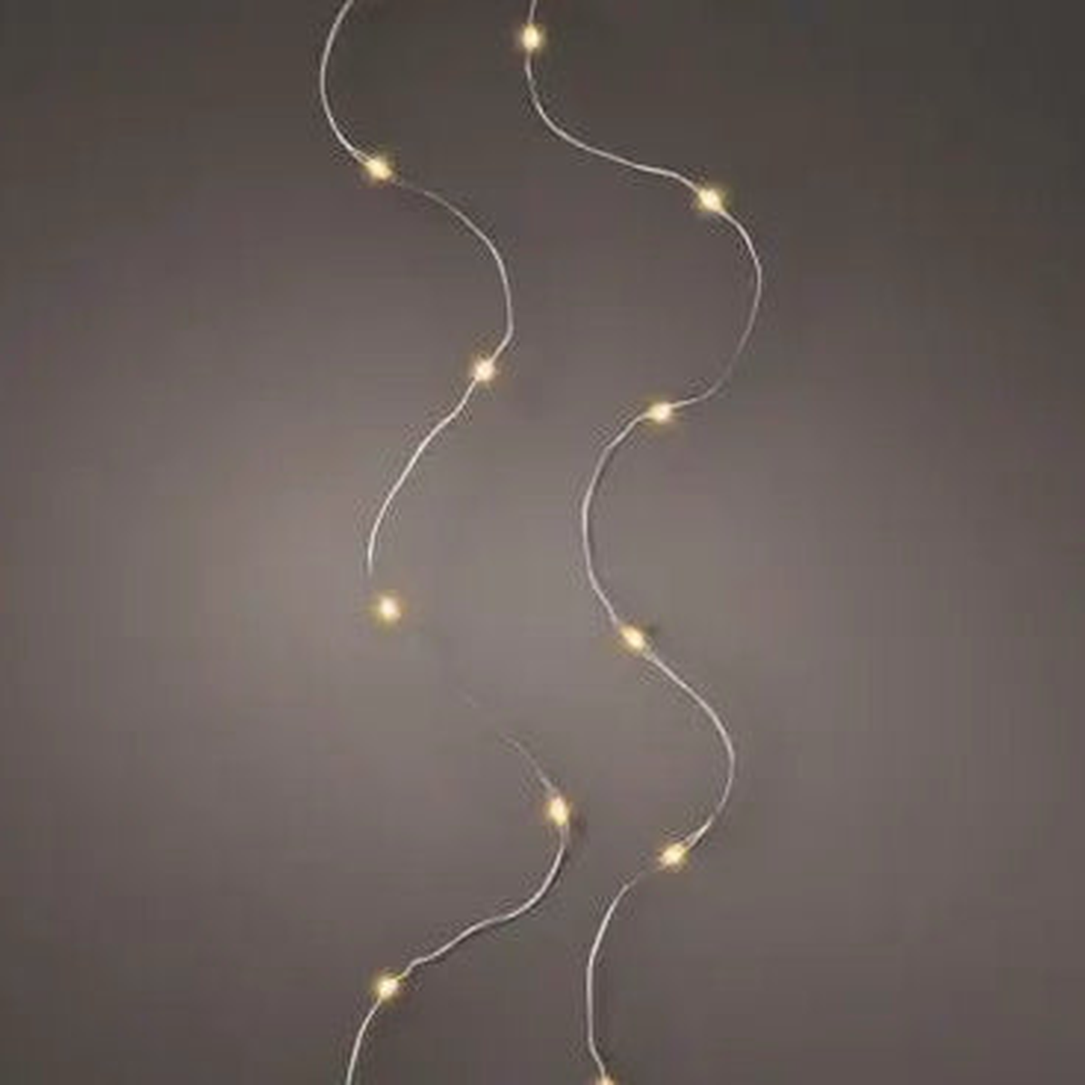 Micro LED stringlights steady BO indoor silver/classic warm L.295cm