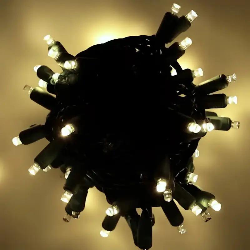 70 5mm Warm White DreamSpark Slow Fade LED Christmas Lights, 4