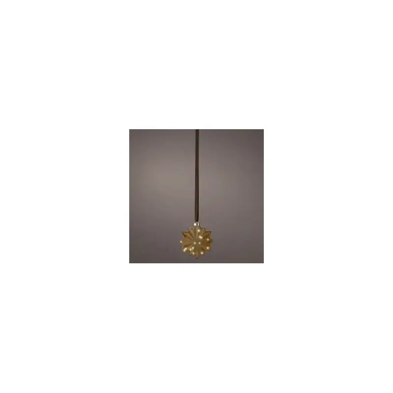 Micro LED flower steady BO indoor brown/warm white L.8cm x W.19cm x H.19cm