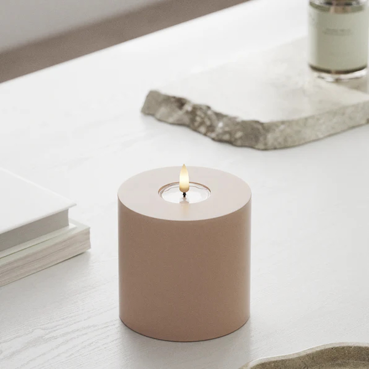 Rose LED Candle 10 x 10 cm