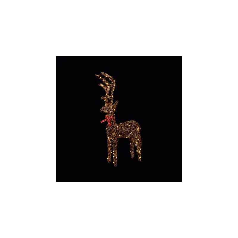 1.1m M-A BO Outdoor Standing Reindeer w-120 Warm White LEDs