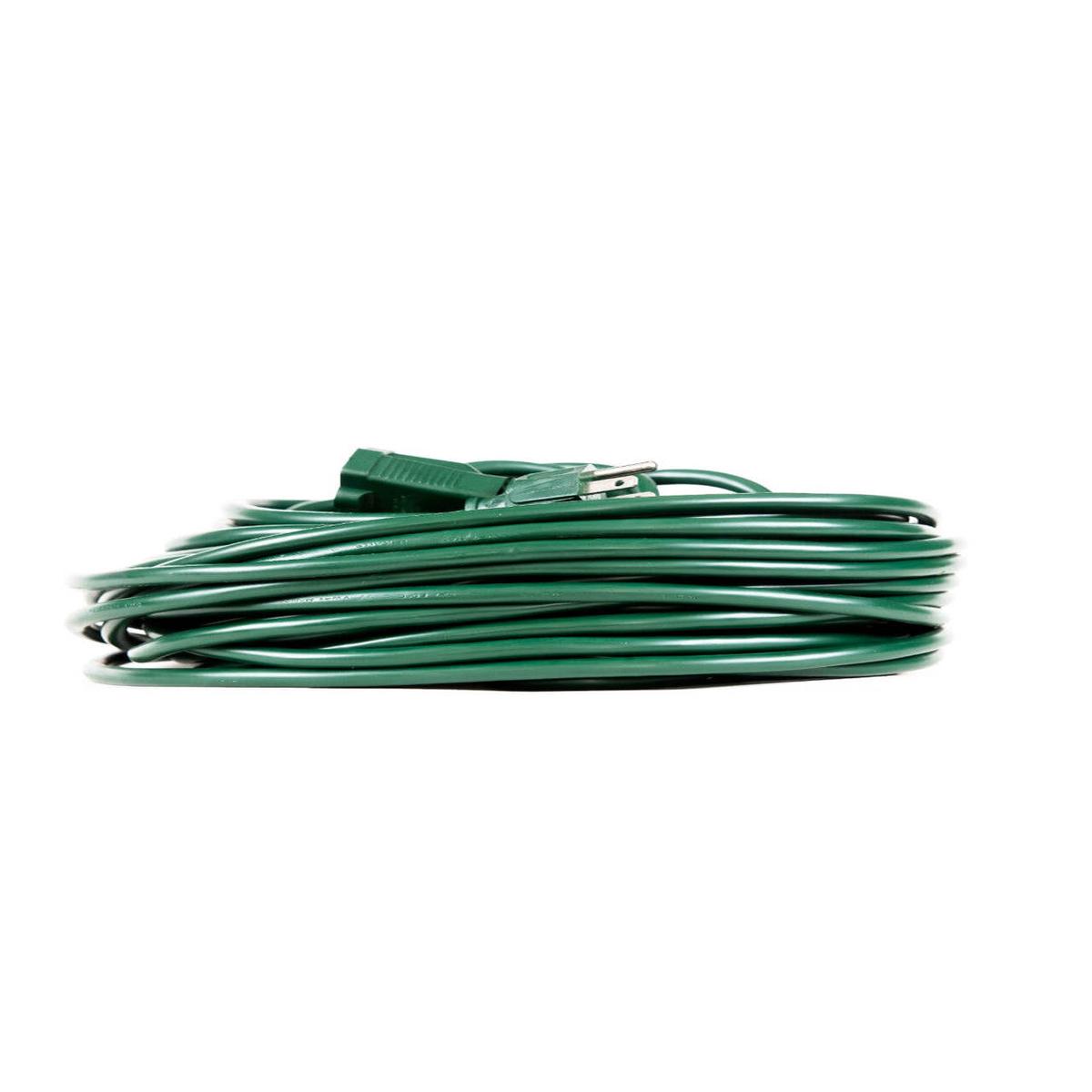 40' Green Extension Cord  Heavy Duty Outdoor Power Cable