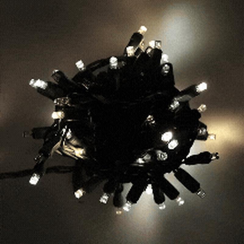70 5mm Champagne Warm White, Pure White, Cool White DreamSpark Slow Fade LED Christmas Lights, 4