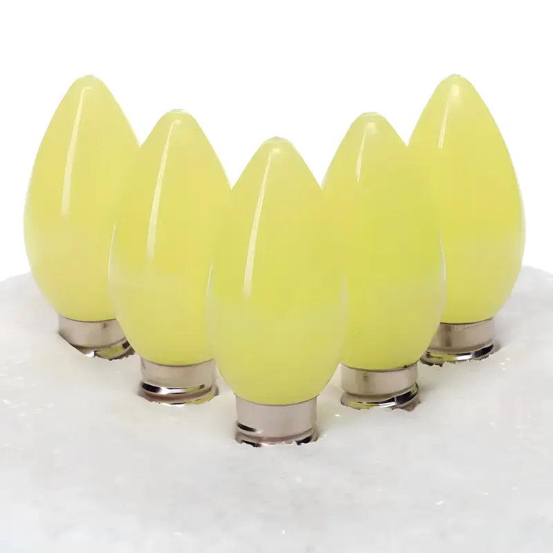 C7 Gold Smooth ProCore LED Christmas Light Bulbs
