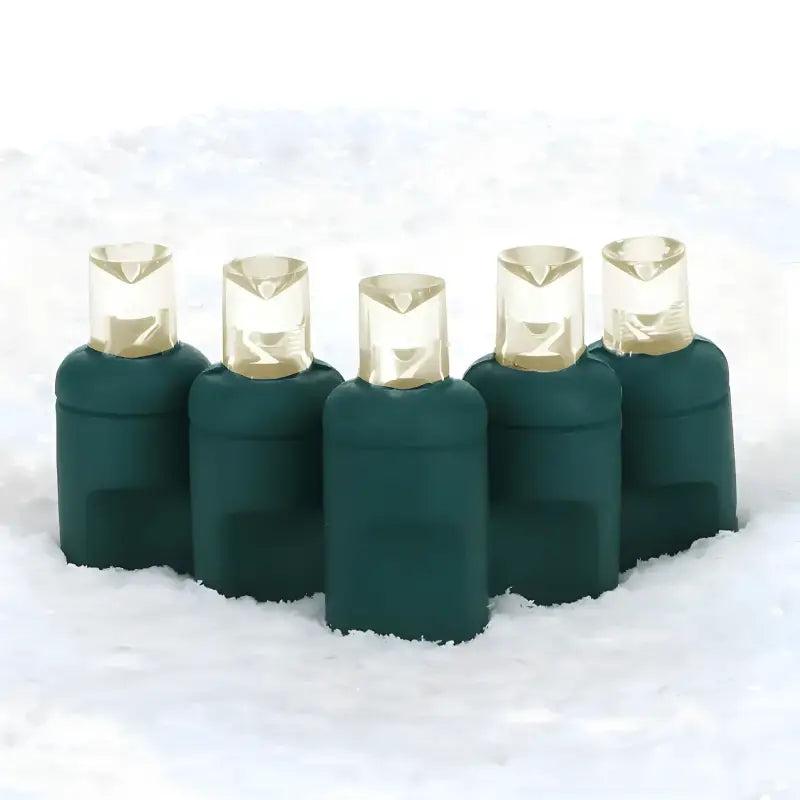 100 5mm Warm White LED Christmas Lights, 4
