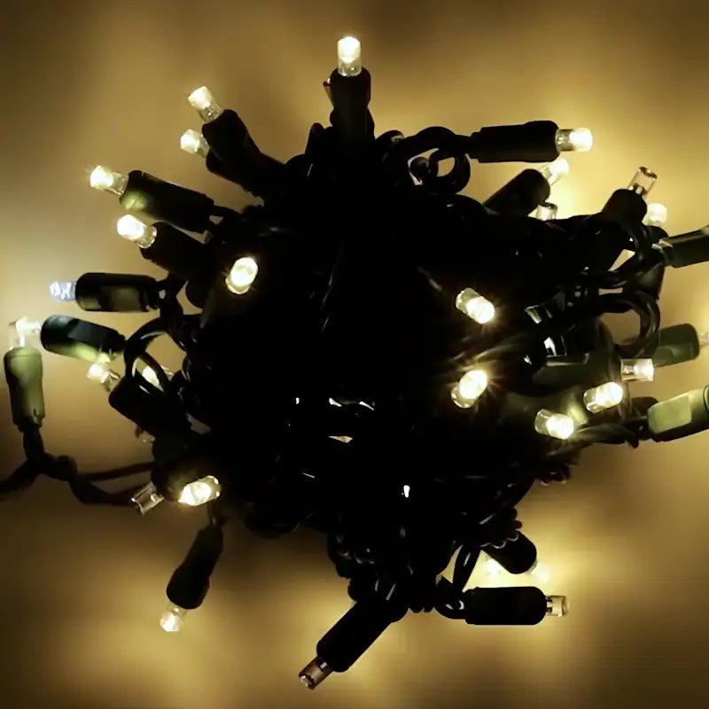 50 5mm Warm White, Cool White Dazzle Strobing/Static LED Strobe Lights, 6