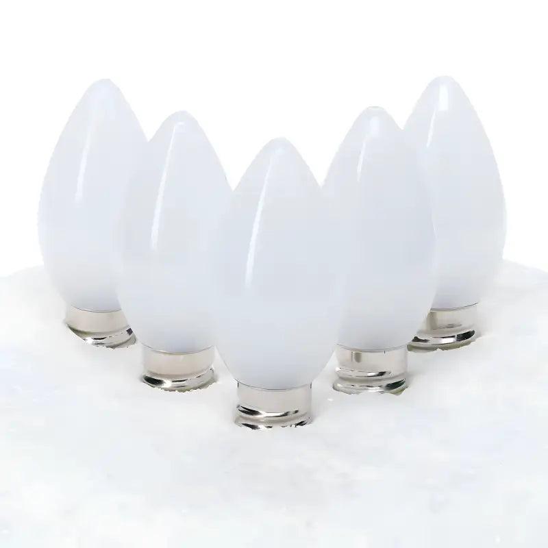 C7 Cool White Smooth ProCore LED Christmas Light Bulbs