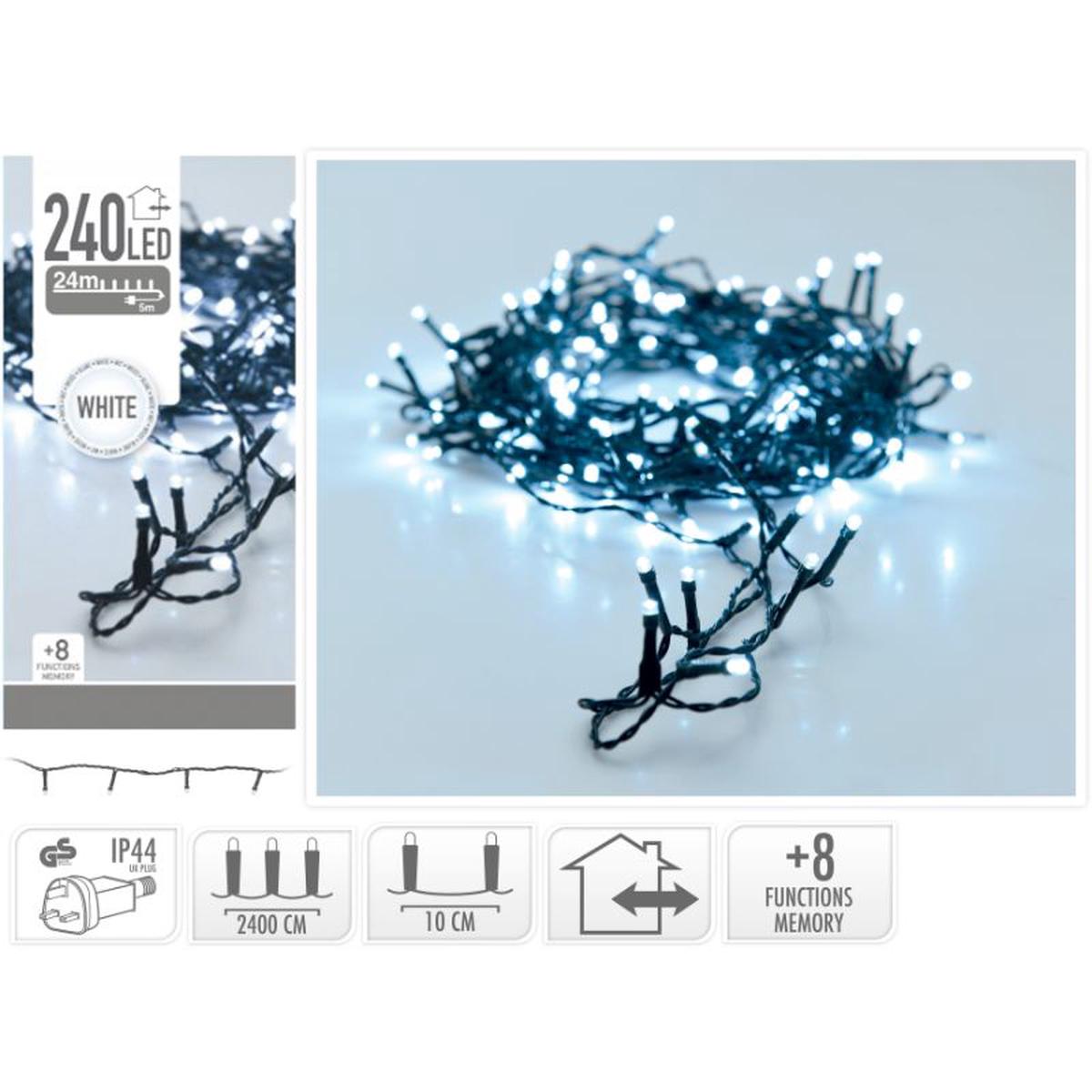 Koopman AX8902040 240 LED String Lights - White