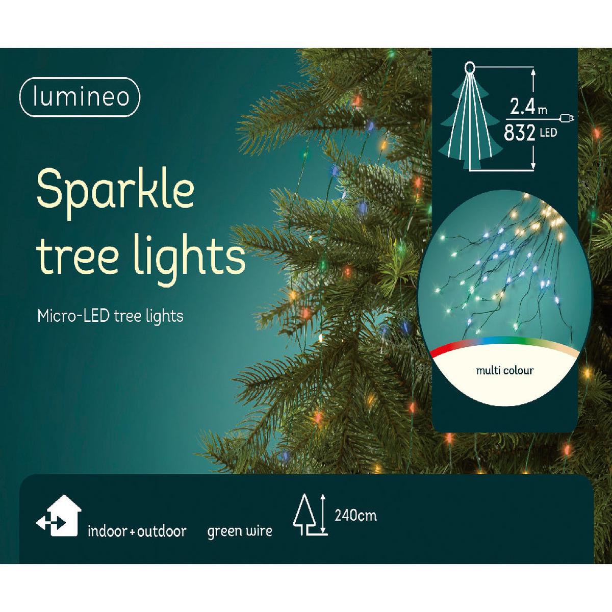 Micro LED tree bunch L240cm multi colour