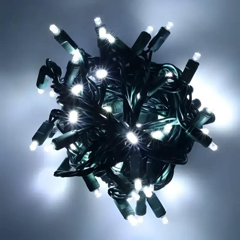 100 5mm Cool White SuperSpark LED Strobe Lights, 6