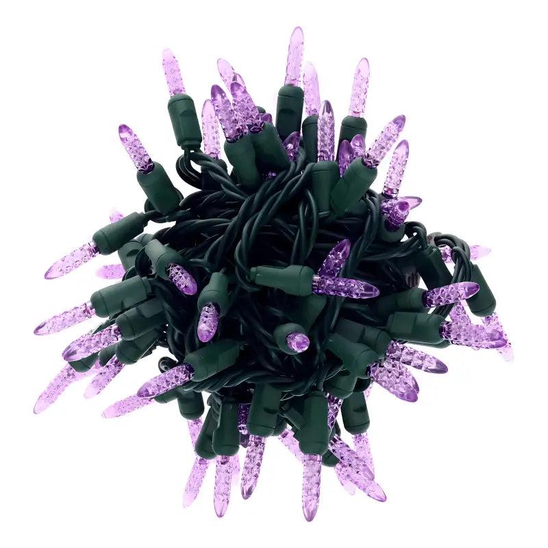 100 M5 Purple LED Christmas Lights, 4