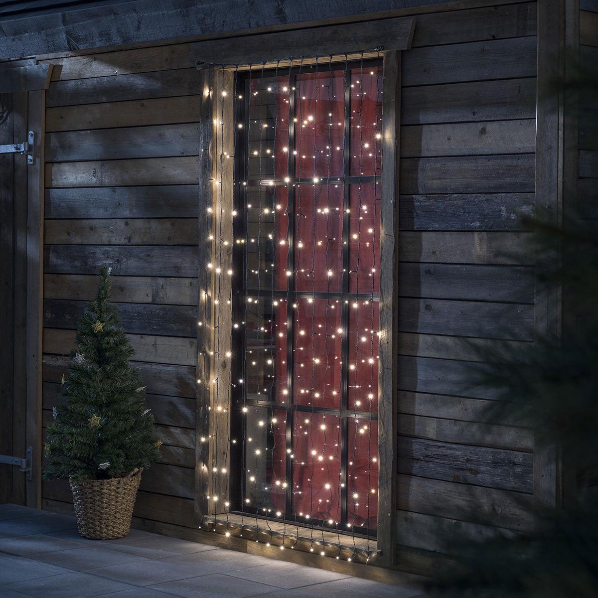 208 LED Warm White Curtain Light