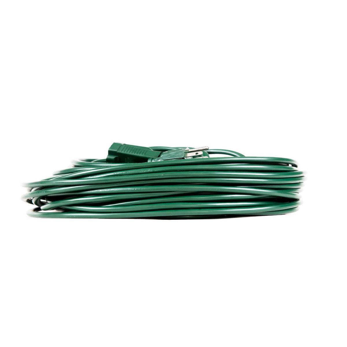 25' Green Extension Cord  Heavy Duty Outdoor Power Cable