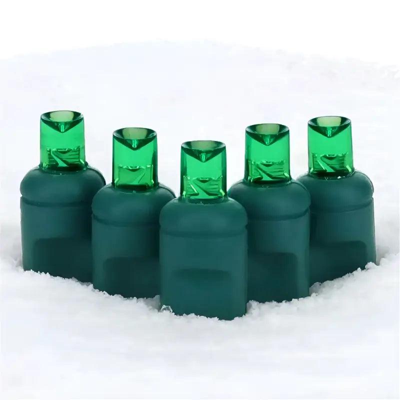 50 5mm Green LED Christmas Lights, 4