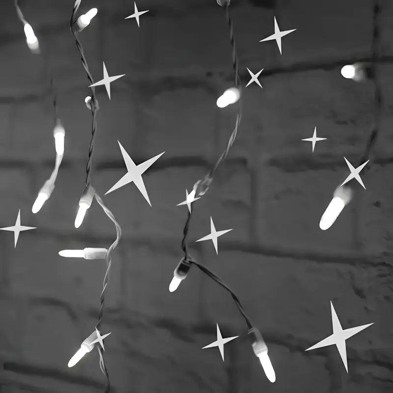 70 M5 Cool White DreamSpark Slow Fade LED Icicle Lights