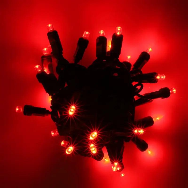 50 5mm Red QuadSpark Strobing/Static LED Strobe Lights, 6
