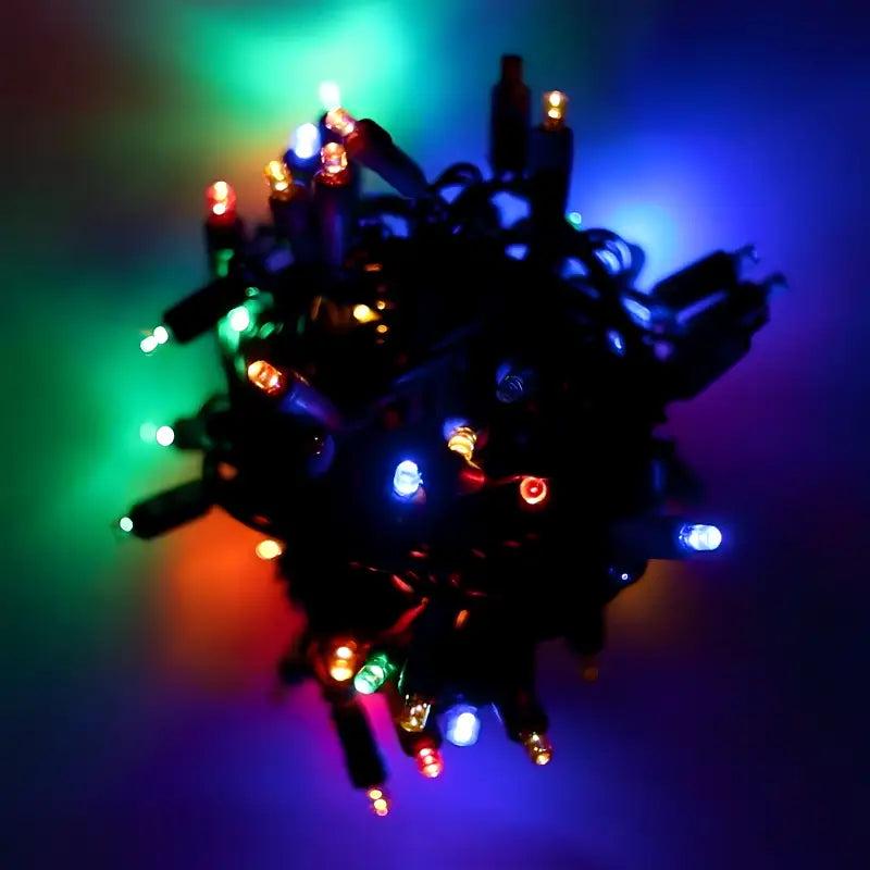 70 5mm Multicolor DreamSpark Slow Fade LED Christmas Lights, 4