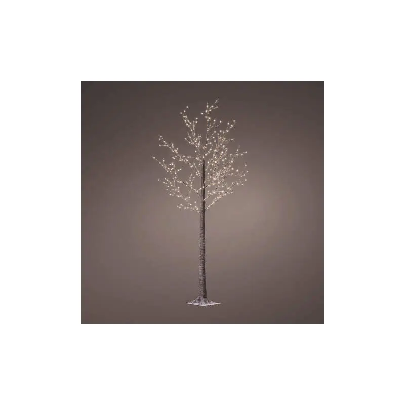 Micro LED tree gb pvc steady outdoor brown/warm white dia110cm x H.220cm
