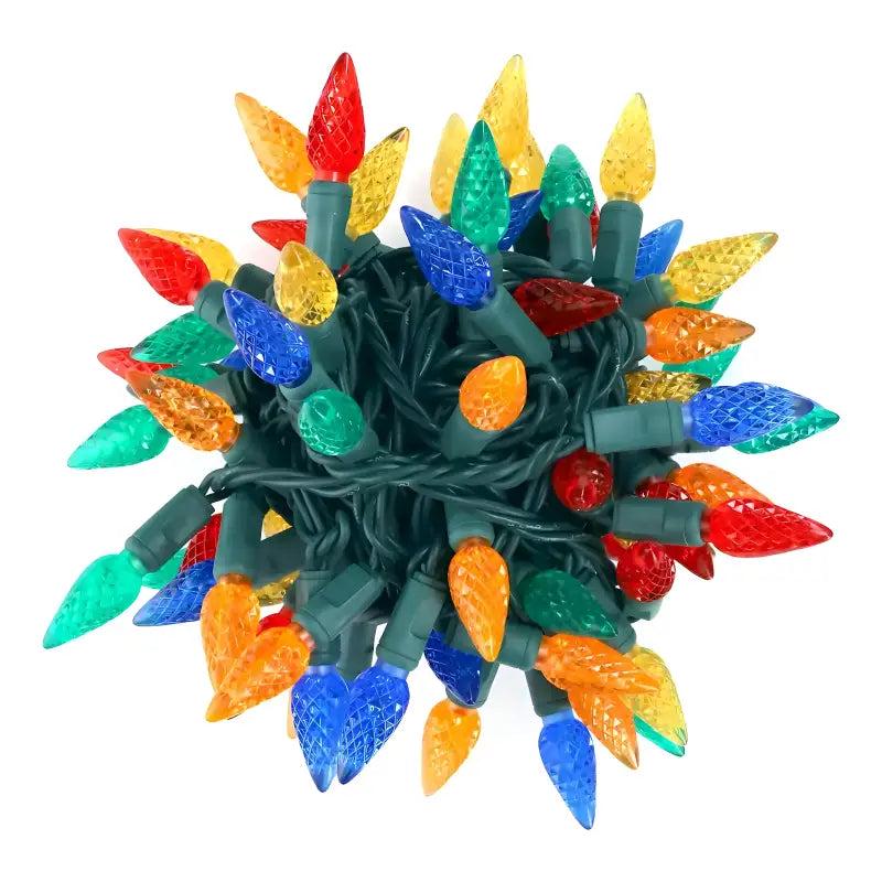 35 C6 Multicolor LED Christmas Lights, 4