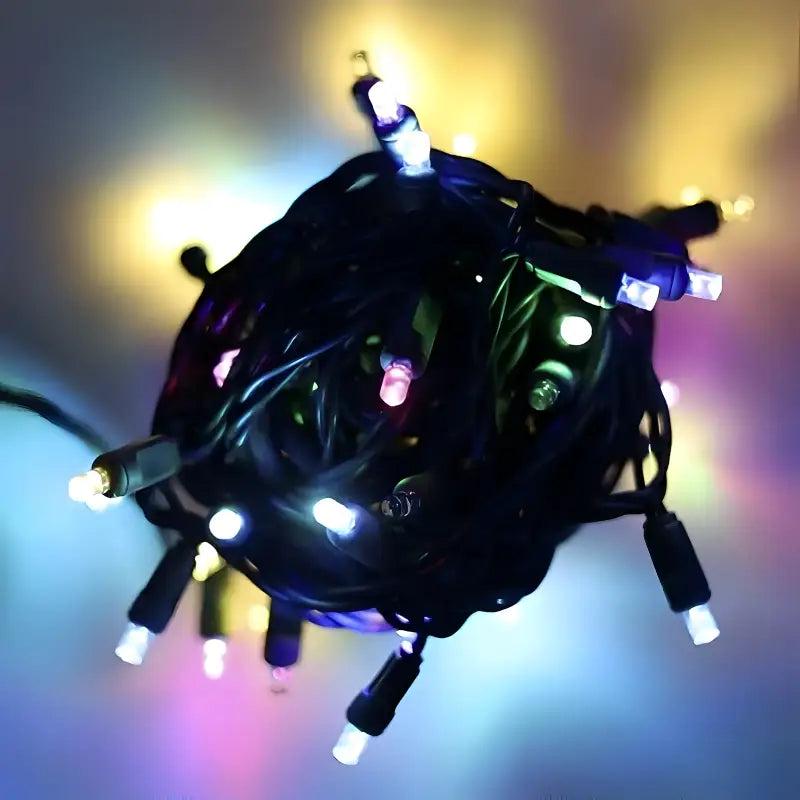 50 5mm ColorSplash Magic RGB Morphing, Warm White Slow Fade, LED Christmas Lights, 6