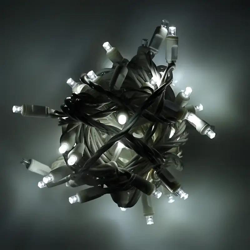 50 5mm Cool White QuadSpark Strobing/Static LED Strobe Lights, 6