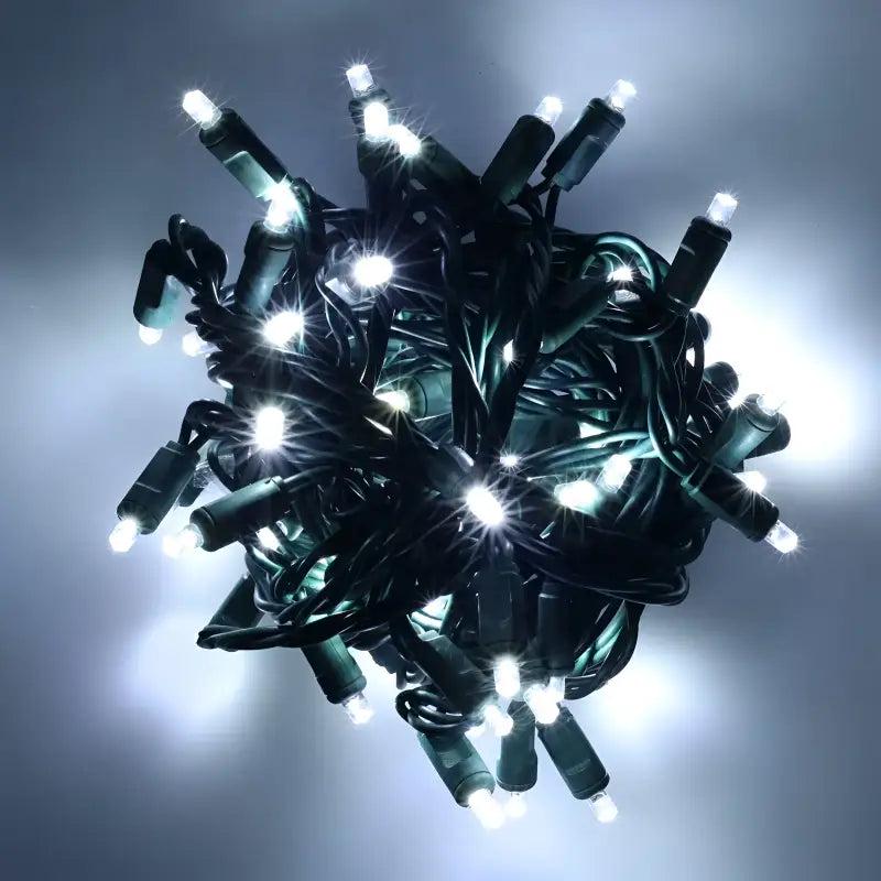50 5mm Cool White SuperSpark LED Strobe Lights, 6