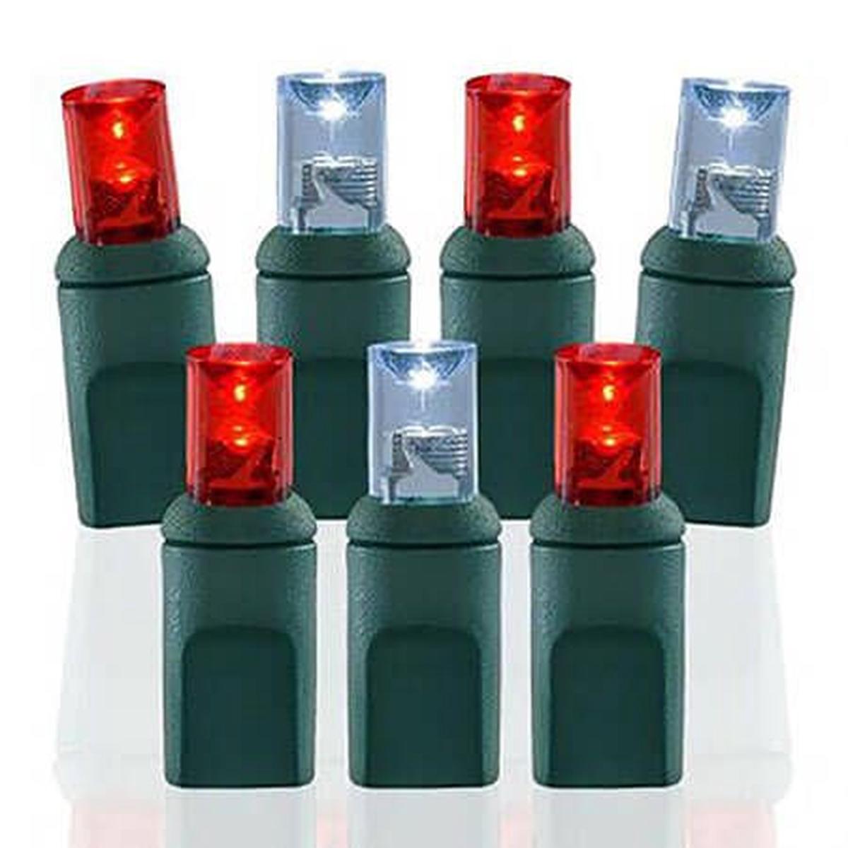 5mm Cool White / Red LED Lights  70L 4