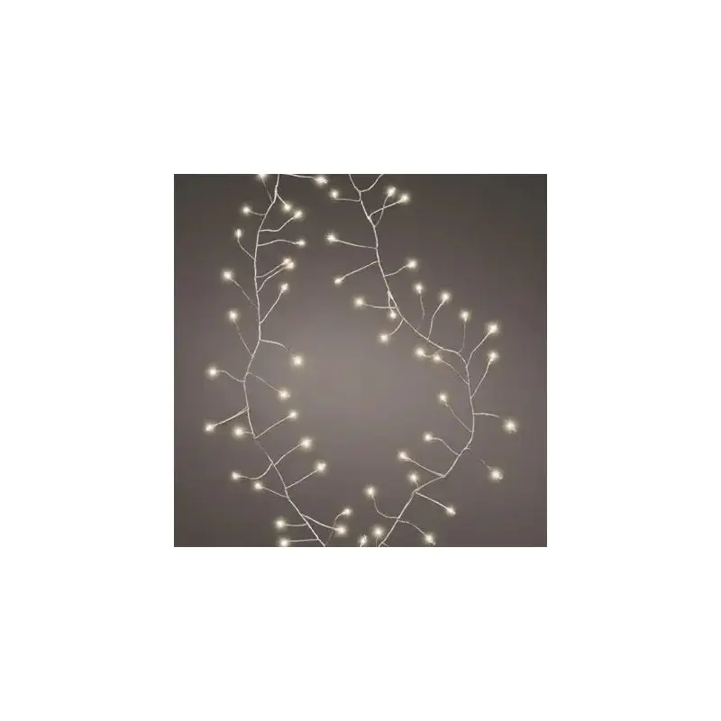 Micro LED compact lights steady BO indoor silver/warm white L.120cm