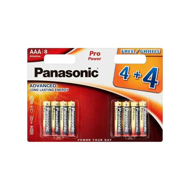Panasonic Batteries AAA 4+4Free