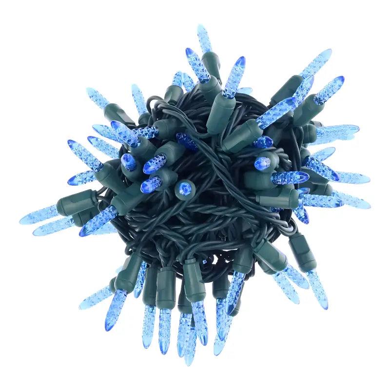 100 M5 Blue LED Christmas Lights, 4
