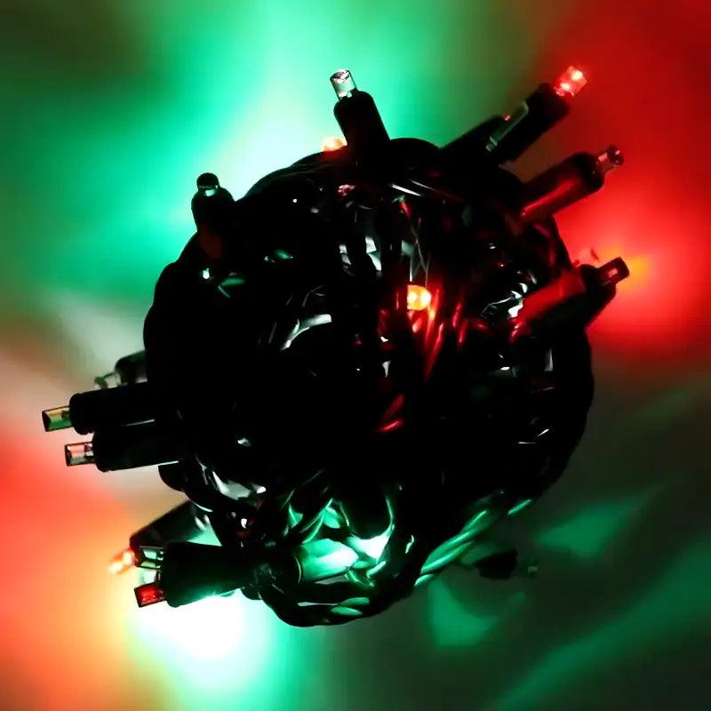 50 5mm Red, Green, Cool White SuperSpark LED Strobe Lights, 6