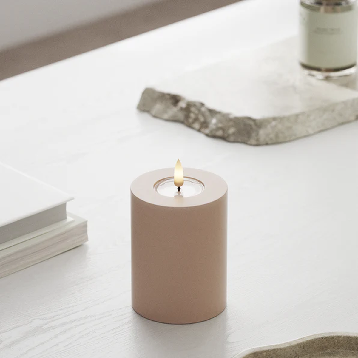 Rose LED Candle 7.5 x 10 cm