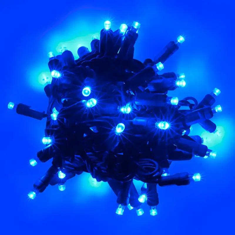 50 5mm Blue QuadSpark Strobing/Static LED Strobe Lights, 6