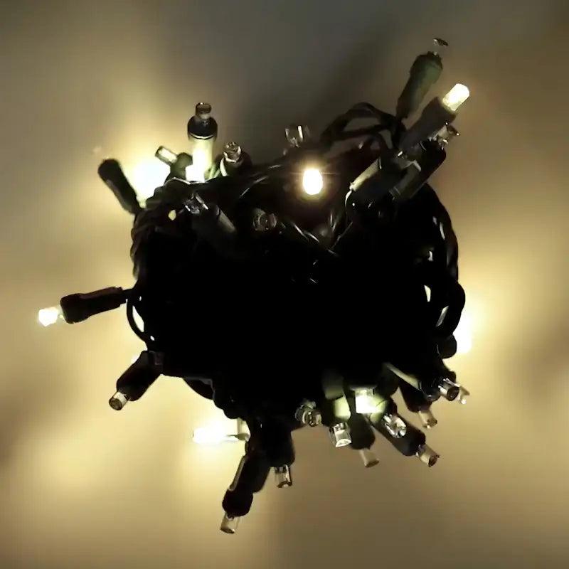 50 5mm Warm White SuperSpark LED Strobe Lights, 6