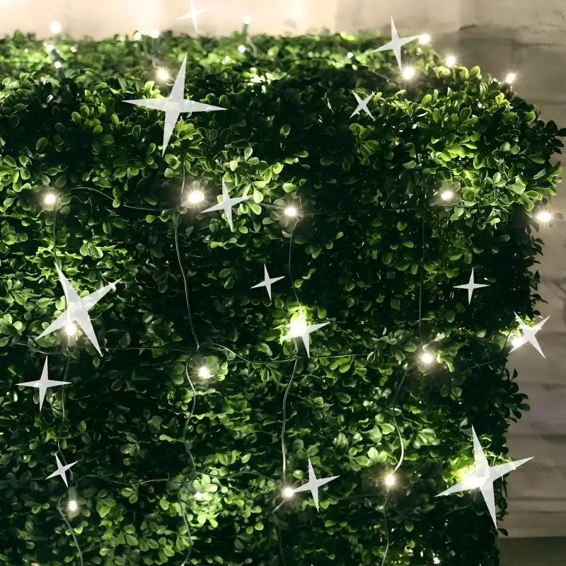 5mm 4' x 6' Warm White Twinkle LED Net Lights