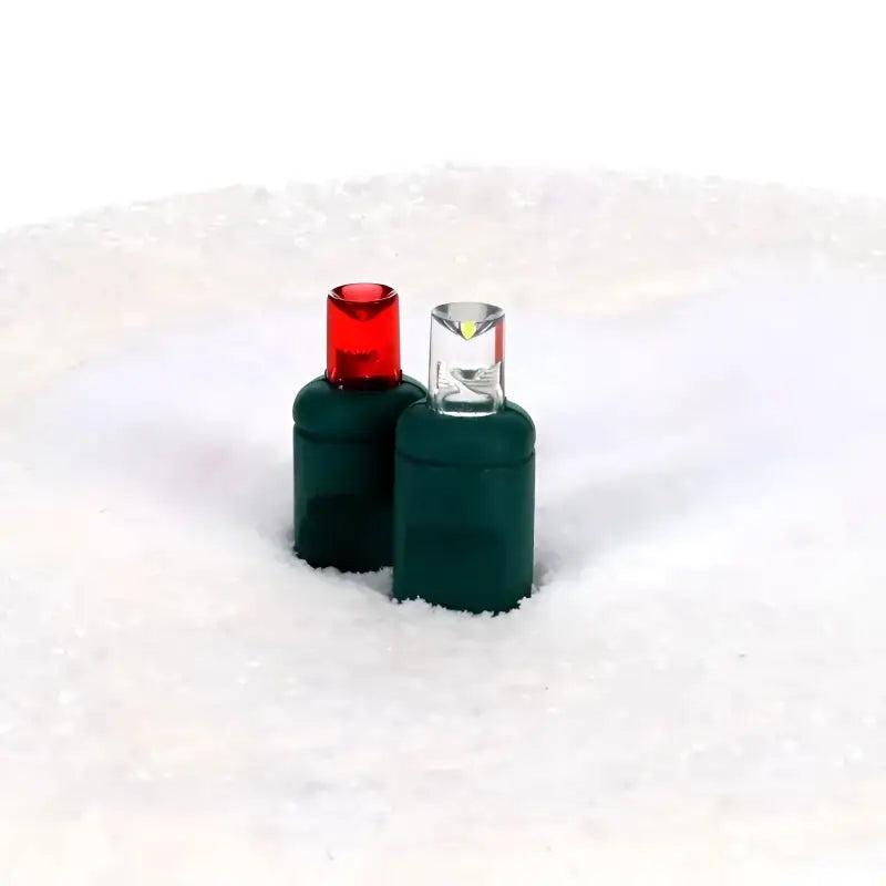 70 5mm Red, Cool White LED Christmas Lights, 4