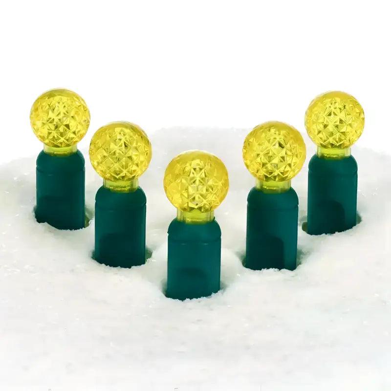 70 G12 Gold LED Christmas Lights, 4
