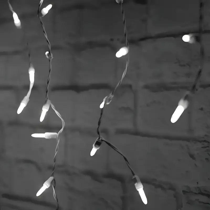 70 M5 Cool White LED Icicle Lights