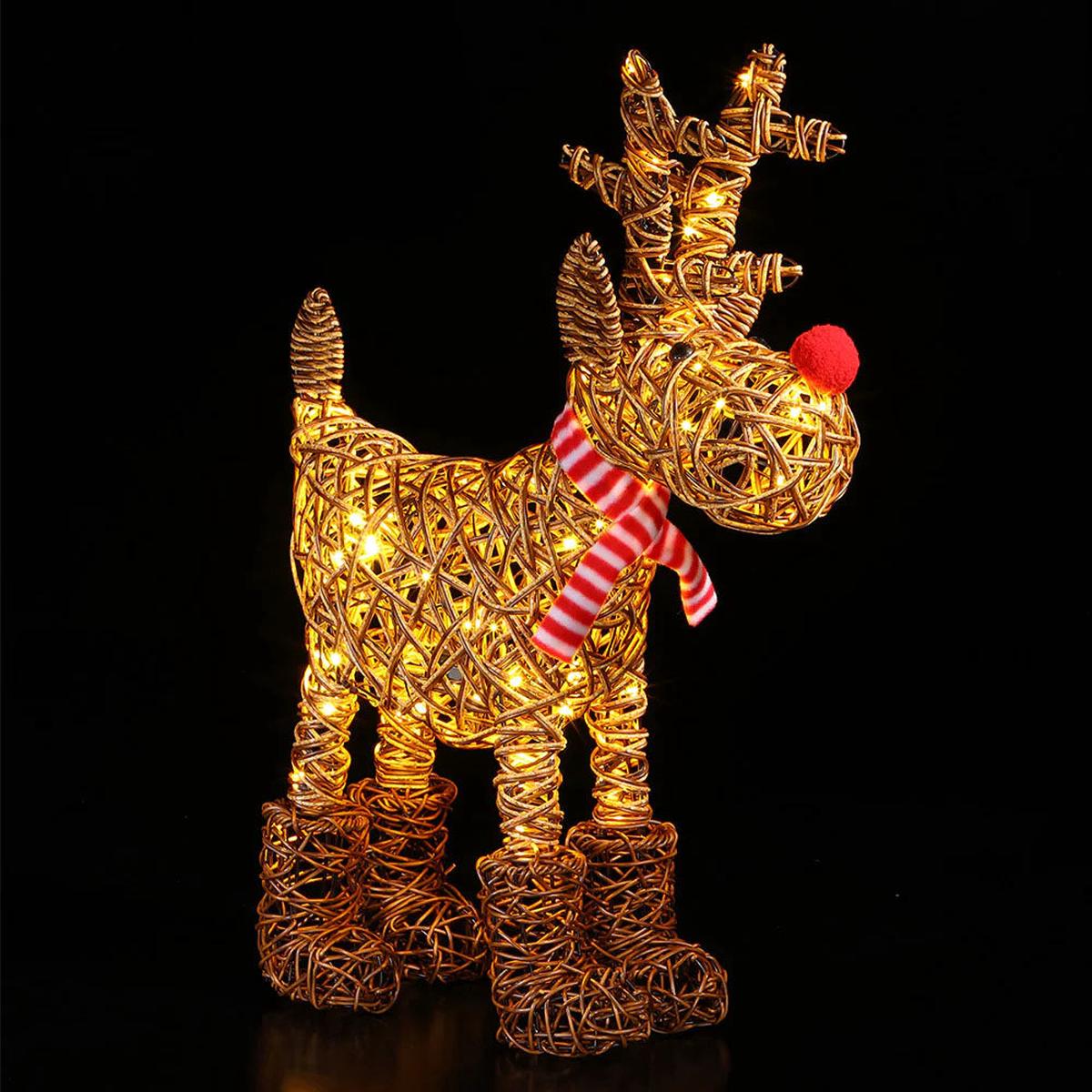 NOMA Wicker Rudolph  80 LED - 9724002