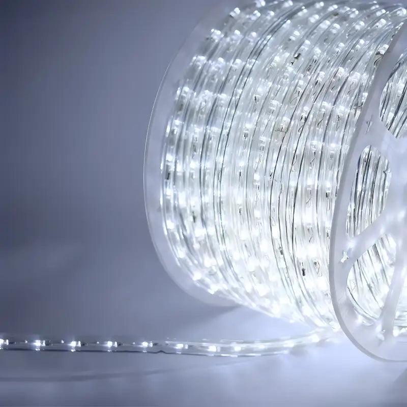 150' Cool White LED Rope Light, 2 Wire 1/2