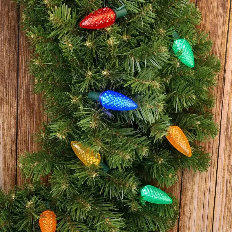 25 C9 Multicolor LED Christmas Lights, 8