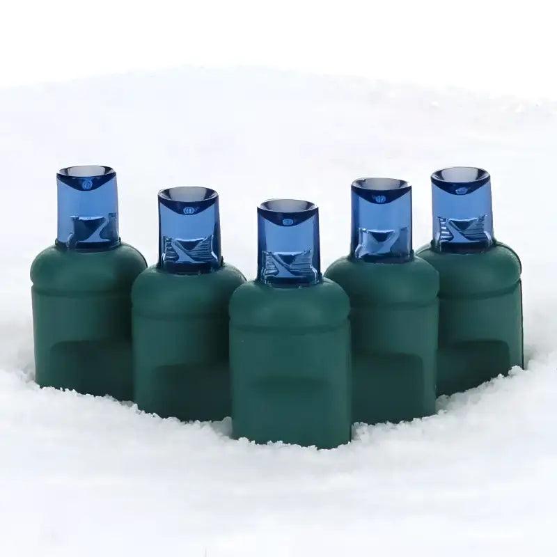 35 5mm Blue LED Christmas Lights, 4