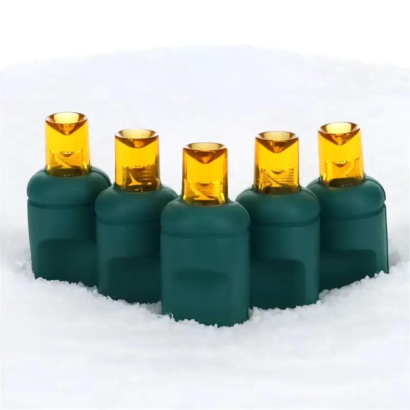 35 5mm Orange LED Christmas Lights, 4