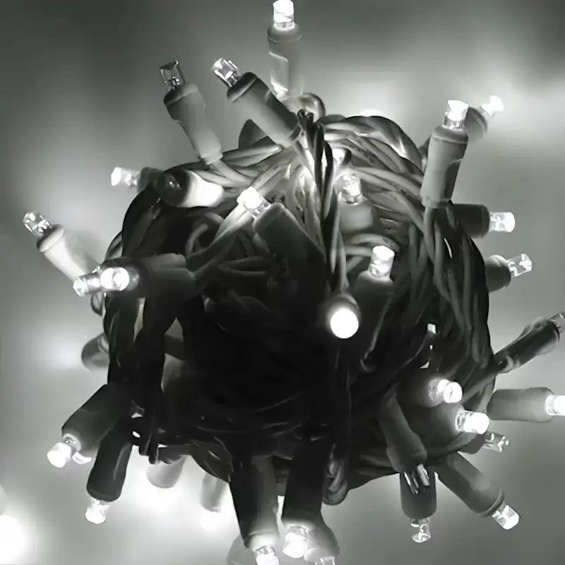70 5mm Cool White DreamSpark Slow Fade LED Christmas Lights, 4